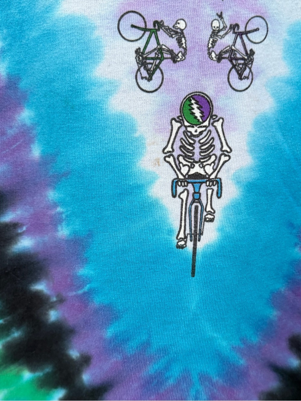Grateful Dead 1990 Los Angeles Olympic Velodrome Soccer Tie Dye T-Shirt L - Picture 5 of 8